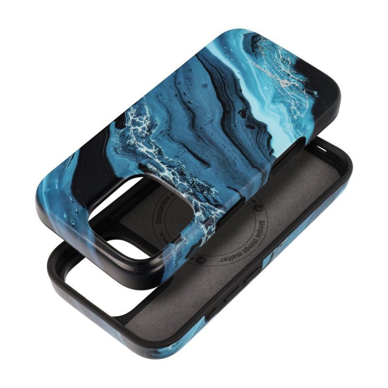Viedtālruņa aizmugurējais vāciņš Apple iPhone 16 Pro F-PROTECT Blue, Mixed