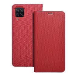 Viedtālruņa atveramais maciņš Samsung Galaxy A12 Luna Red