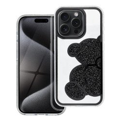 Viedtālruņa aizmugurējais vāciņš Apple Iphone 16 iPhone 16 Melna