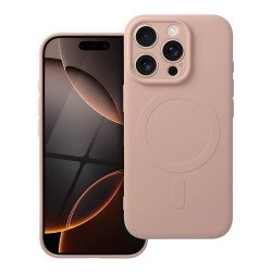 Viedtālruņa aizmugurējais vāciņš Apple iPhone 16 Pro Mag Cover Pink