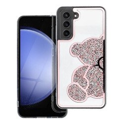 Viedtālruņa aizmugurējais vāciņš Samsung Galaxy A16 Teddy bear Pink
