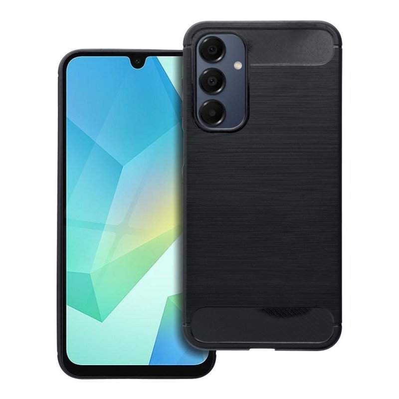 Viedtālruņa aizmugurējais vāciņš Samsung Galaxy A16 Carbon Case Black