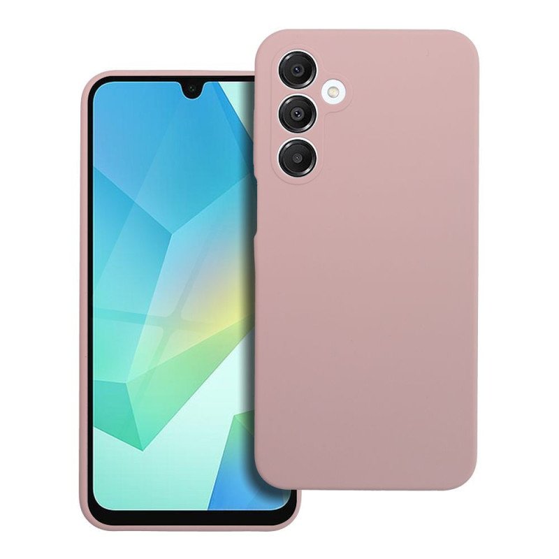 Viedtālruņa aizmugurējais vāciņš Samsung Galaxy A16 Silicon Sand Pink