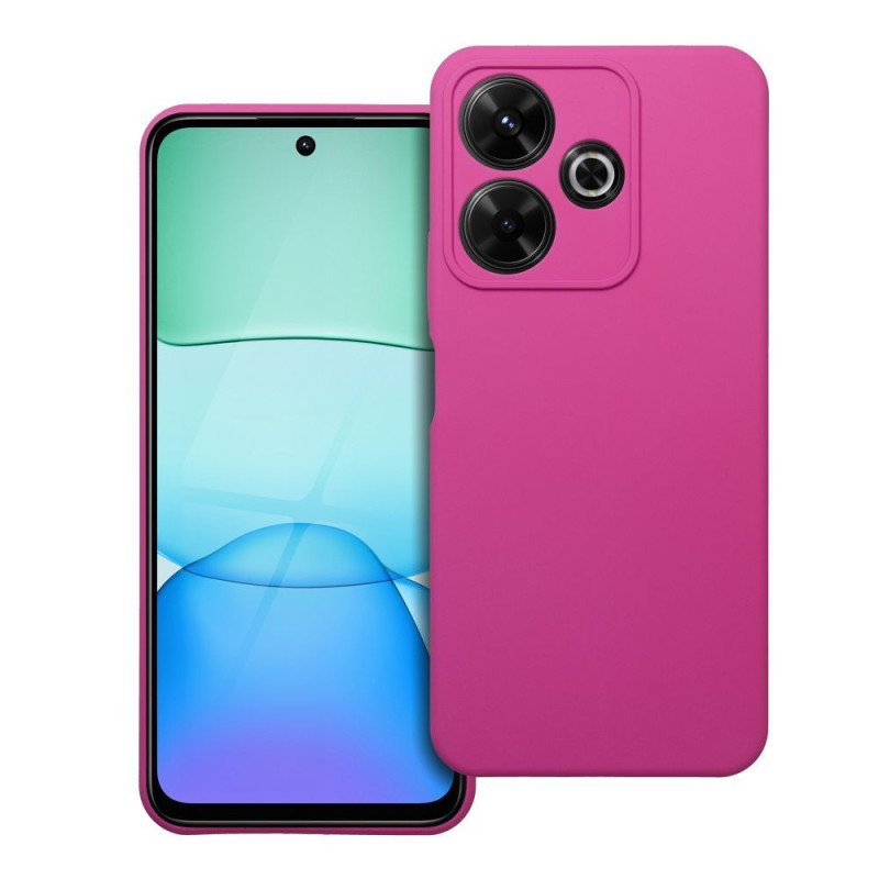 Viedtālruņa aizmugurējais vāciņš Xiaomi Redmi 13 Silicone case Pink
