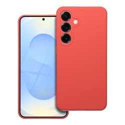 Viedtālruņa aizmugurējais vāciņš Samsung Galaxy S25 Silicon Peach
