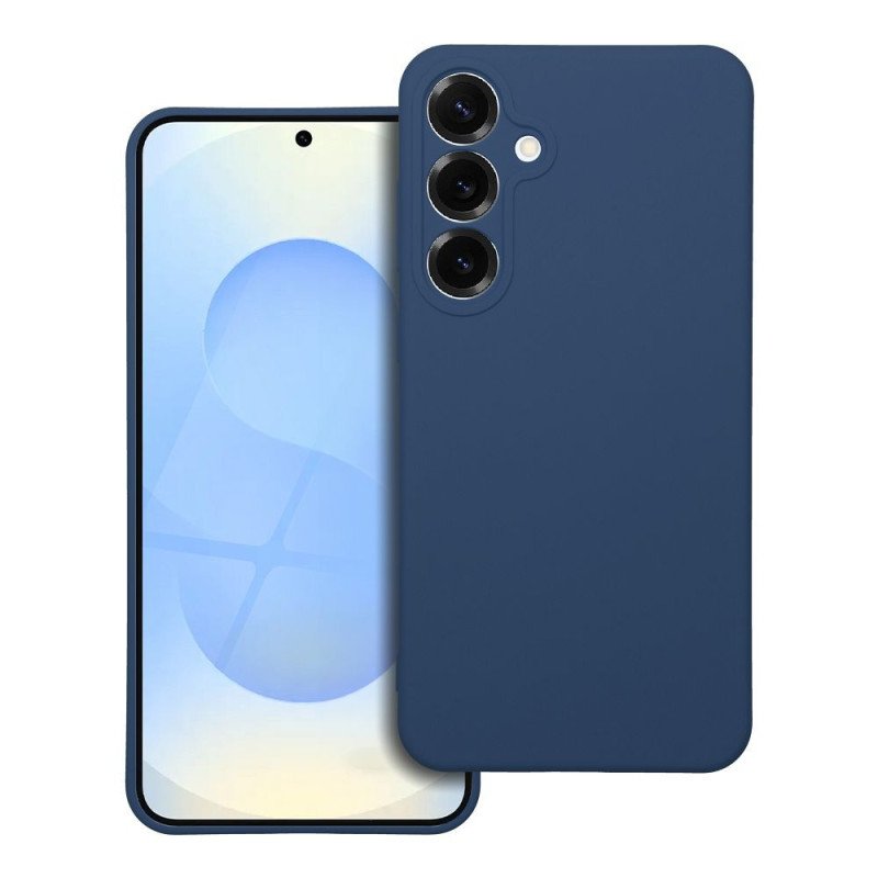 Viedtālruņa aizmugurējais vāciņš Samsung Galaxy S25 Plus Silicon Blue