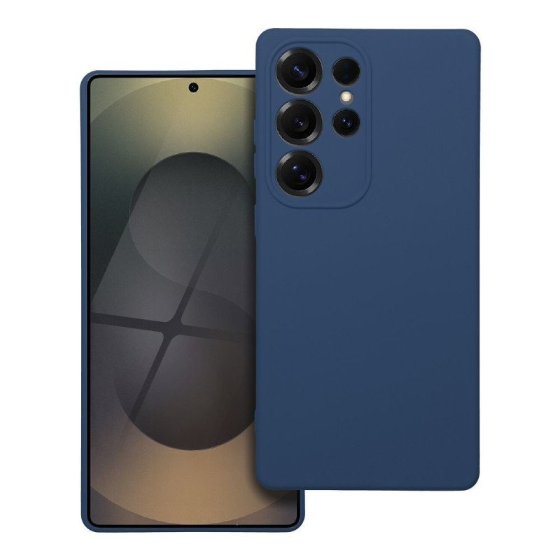 Viedtālruņa aizmugurējais vāciņš Samsung Galaxy S25 Ultra Silicon Blue