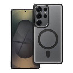Viedtālruņa aizmugurējais vāciņš Samsung Galaxy S25 Ultra Full matte mag Black, Transparent