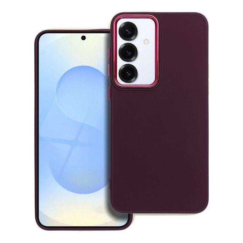 Viedtālruņa aizmugurējais vāciņš Samsung Galaxy S25 Plus Frame case Purple