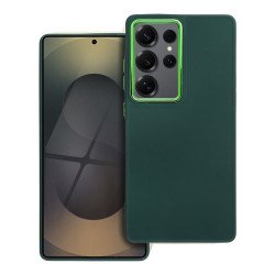 Viedtālruņa aizmugurējais vāciņš Samsung Galaxy S25 Ultra Frame case Green