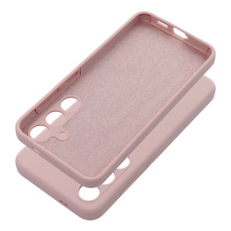 Viedtālruņa aizmugurējais vāciņš Xiaomi Redmi 14C Silicone case Sand Pink