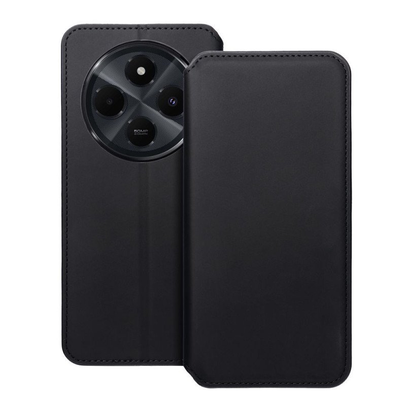 Viedtālruņa atveramais maciņš Xiaomi Redmi 14C Dual Pocket Book Black