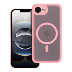 Viedtālruņa aizmugurējais vāciņš Apple iPhone 16E Full matte mag Pink, Transparent