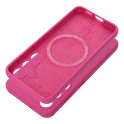 Viedtālruņa aizmugurējais vāciņš Samsung Galaxy S25 Plus Silicone Mag Pink