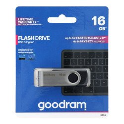 Ārējā atmiņa Pendrive UTS3 16GB USB 3.2 Black