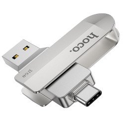 Ārējā atmiņa Hoco USB + Typ C 32GB USB3.0