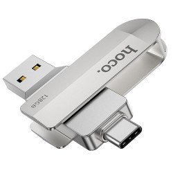 Ārējā atmiņa Hoco USB + Typ C 128GB USB3.0
