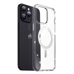 Viedtālruņa aizmugurējais vāciņš Apple iPhone 15 Pro Max Clin Mag Transparent