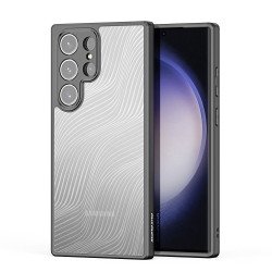 Viedtālruņa aizmugurējais vāciņš Samsung Galaxy S23 Ultra Aimo Black, Transparent