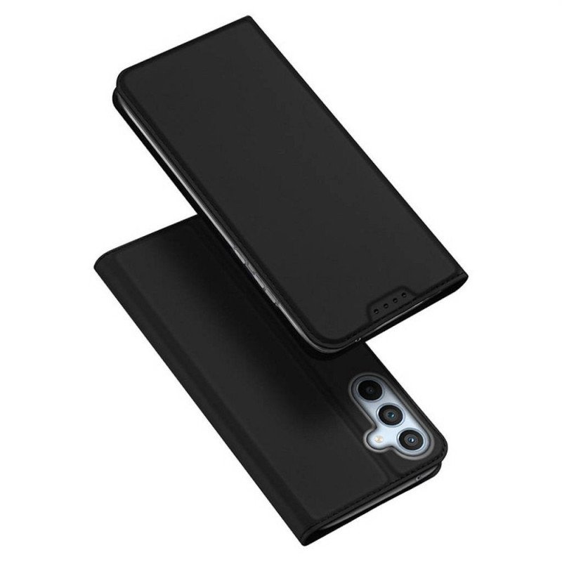Viedtālruņa atveramais maciņš Samsung Galaxy A54 5G Skin Leather Black