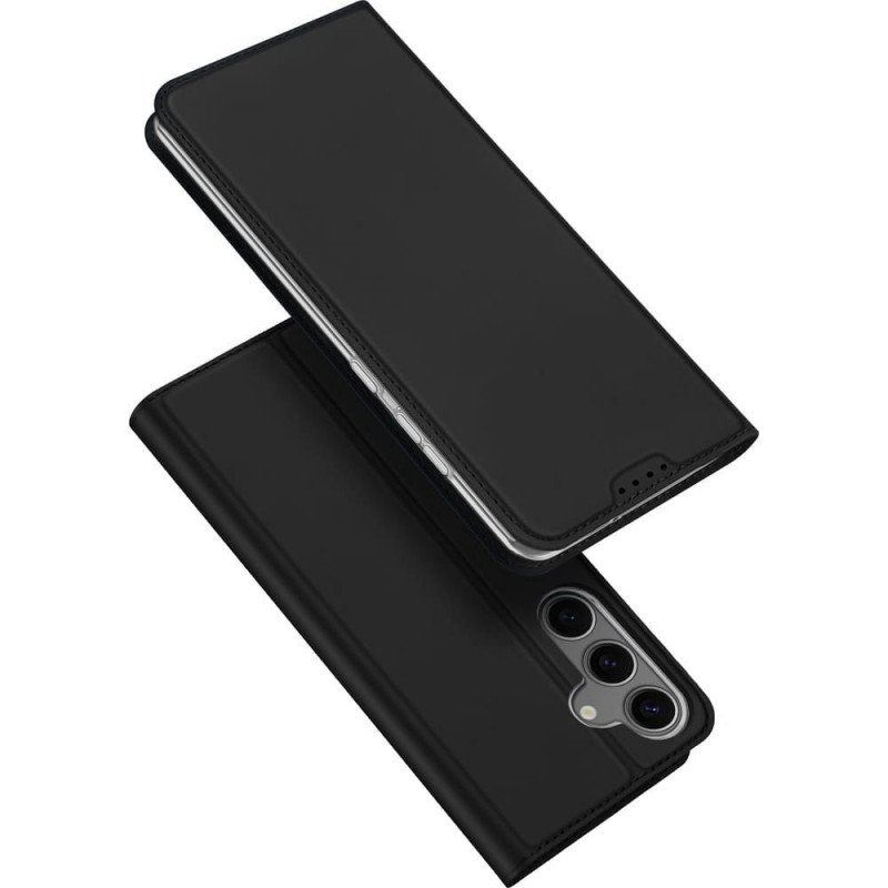 Viedtālruņa atveramais maciņš Samsung Galaxy S25 Plus Skin Pro Black