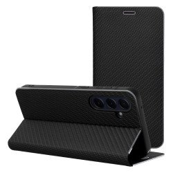Viedtālruņa atveramais maciņš Samsung Galaxy S25 FE Luna Book Black