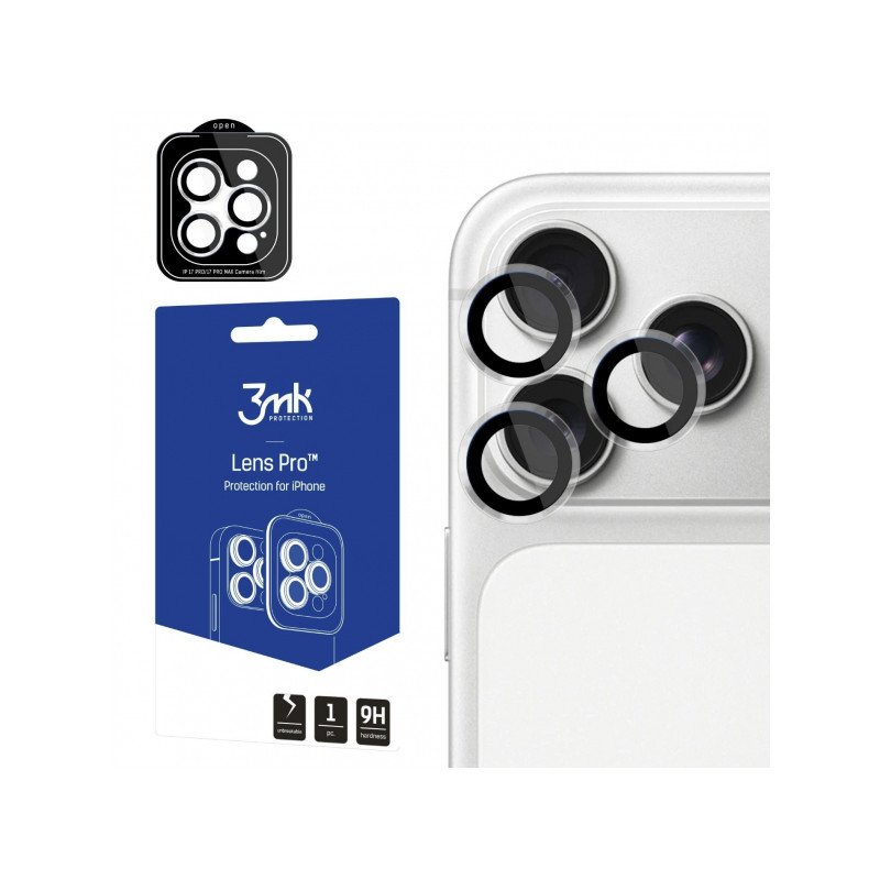 Viedtālruņa kameras aizsargstikls Apple iPhone 17 Pro Max Lens Pro Transparent