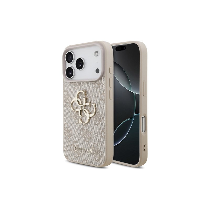 Viedtālruņa aizmugurējais vāciņš Apple iPhone 17 Pro Max Big Metal Logo Pink