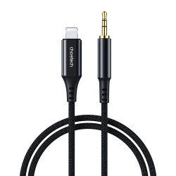 Audio kabelis Apple Lightning Aux 3.5mm AUX009 Black