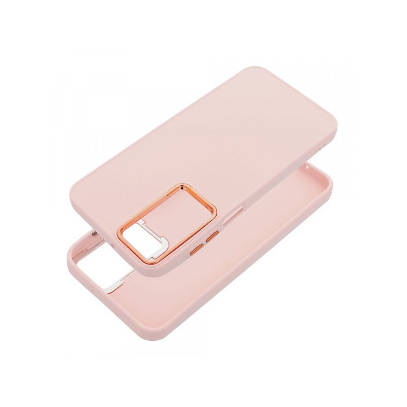 Viedtālruņa aizmugurējais vāciņš Xiaomi Redmi 15C Frame case Pink