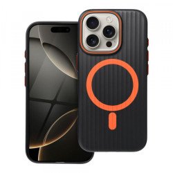 Viedtālruņa aizmugurējais vāciņš Apple iPhone 17 Pro Max Simply Case Black, Orange