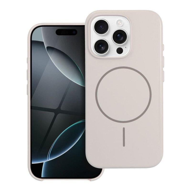 Viedtālruņa aizmugurējais vāciņš Apple iPhone 17 Pro Max Glossy Mag Cover White