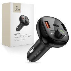 FM Modulators Car Charger with transmitter CC06 Black