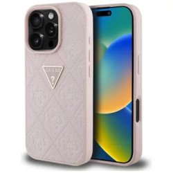 Viedtālruņa aizmugurējais vāciņš Apple iPhone 16 Pro Triangle Collection Pink