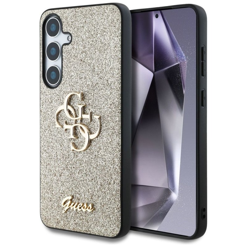 Viedtālruņa aizmugurējais vāciņš Samsung Galaxy S25 Glitter Collection Gold