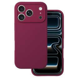 Viedtālruņa aizmugurējais vāciņš Apple iPhone 17 Pro Max Silicone Lite Burgundy