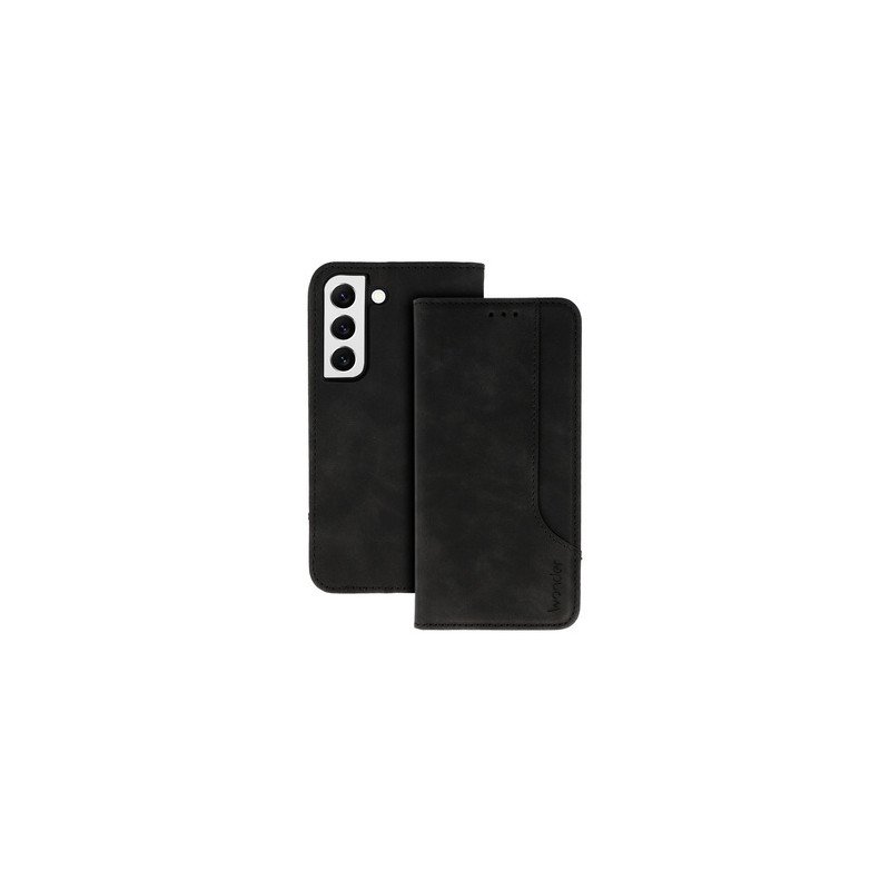 Viedtālruņa atveramais maciņš Samsung Galaxy S22 Wonder Prime Case Black
