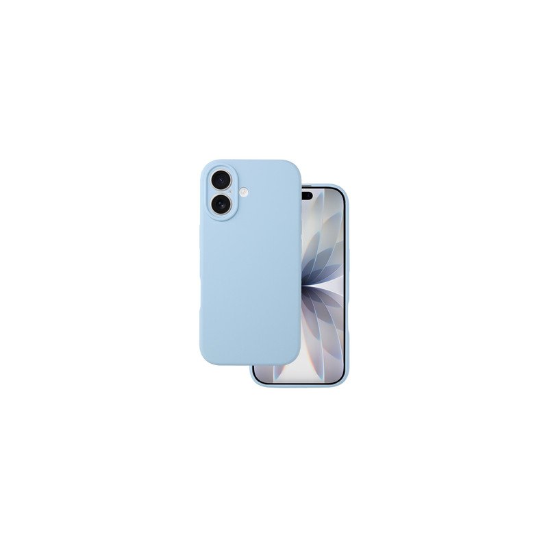 Viedtālruņa aizmugurējais vāciņš Apple iPhone 17 Silicone Lite Light Blue