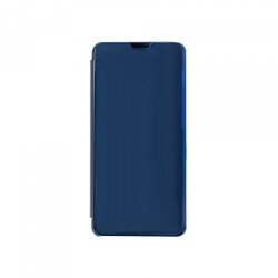 Viedtālruņa atveramais maciņš Samsung Galaxy A12 Clear View Blue