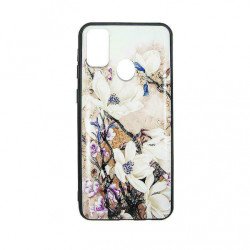 Viedtālruņa aizmugurējais vāciņš Samsung Galaxy A53 5G Flowers 3D White, With Design