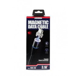 Kabelis KDS-80 USB-A to Lightning Black