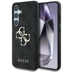 Viedtālruņa aizmugurējais vāciņš Samsung Galaxy S25 Big Metal Logo Black