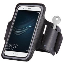Viedtālruņa sporta maciņš Universal Running Armband for 6" Smartphones Black