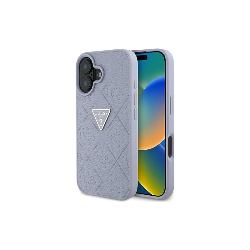 Viedtālruņa aizmugurējais vāciņš Apple Iphone 16 Hot Stamp Logo Violet