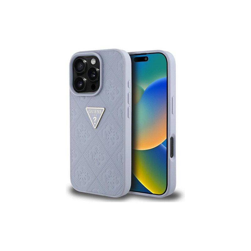 Viedtālruņa aizmugurējais vāciņš Apple iPhone 16 Pro Hot Stamp Logo Violet