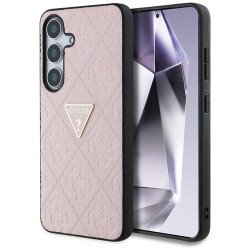 Viedtālruņa aizmugurējais vāciņš Samsung Galaxy S25 Hot Stamp Logo Pink