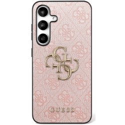 Viedtālruņa aizmugurējais vāciņš Samsung Galaxy S25 FE Big Metal Logo Pink