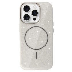 Viedtālruņa aizmugurējais vāciņš Apple Iphone 15 Slim Shiny Mag Beige