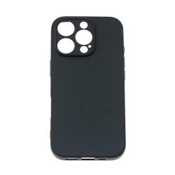 Viedtālruņa aizmugurējais vāciņš Apple iPhone 16 Pro Soft Case Black