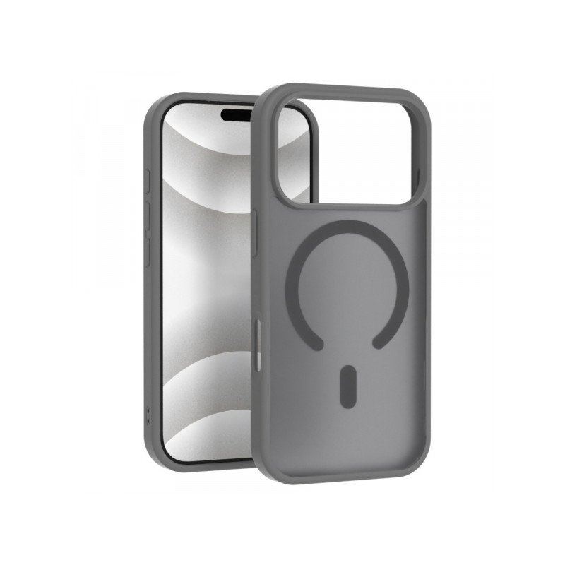 Viedtālruņa aizmugurējais vāciņš Apple iPhone 15 Pro Max Matte MagSafe Case Grey
